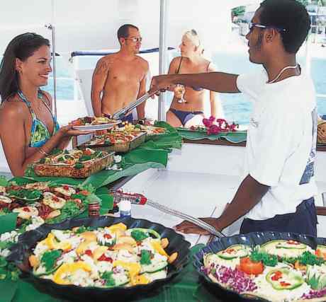 catamaran barbados buffet